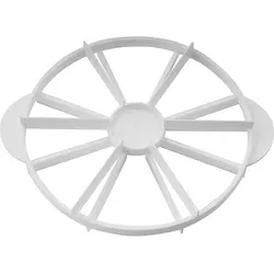 Dr. Oetker Tortenteiler in Weiß - Präzises Schneiden für Ihre Kuchen - Praktischer Tortenteiler aus Kunststoff für gleichmäßige Stücke. Ideal für schnelle und einfache Portionierung von Torten und Kuchen. Spülmaschinenfest und leicht zu handhaben.