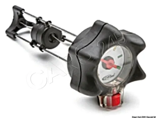 Osculati Tankdeckel mit Füllstandanzeiger - Sonstige, praktischer Tankdeckel mit integriertem Füllstandanzeiger für einfache Überwachung des Tankinhalts