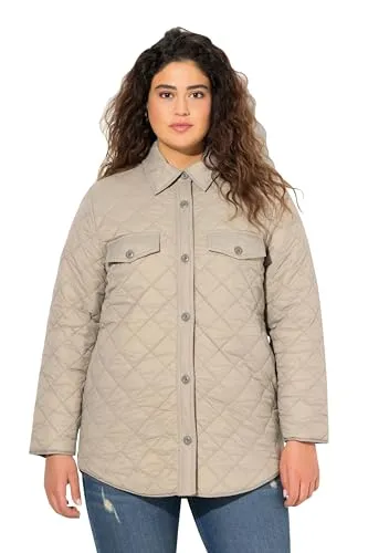 Ulla Popken Steppjacke Stepp-Hemdjacke