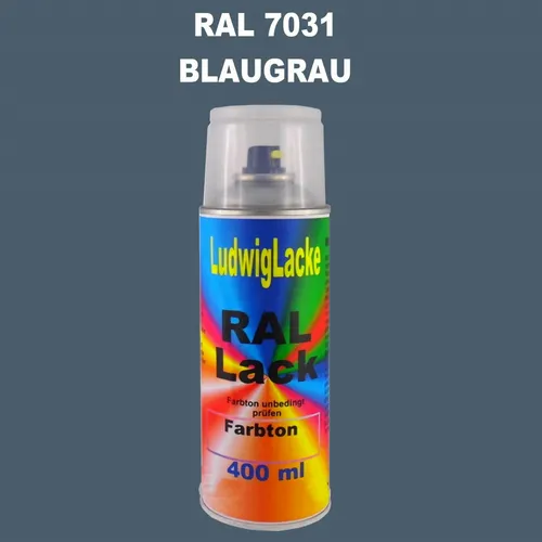 Ral Spraydose Seidenmatt 7031 Blaugrau 400ml  Buntlack Decolack Lackspray Lack