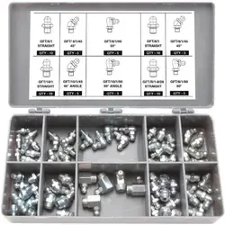 Pressol Schmiernippel-Sortimentskasten 70-teilig von Pressol