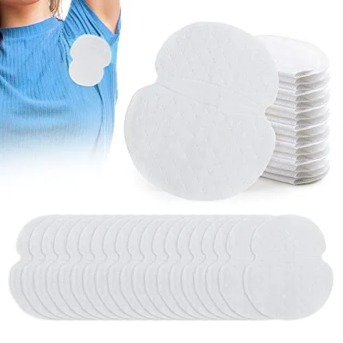 NITAIUN 40 Stück Achsel Schweiß Pads Achselpads Damen Achselpads Herren Achselhöhle Schweiß Pads Einweg Achselhöhle Schutz Schwitzen Perfekte Passform Absorbing vor Schweißflecken (40 Stücke)