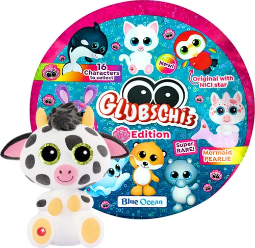 Blue Ocean Glubschis Sammelfiguren Muschel Serie 4 - Glubschi Glitzer - Figur Moolon