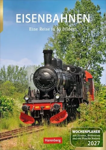 Jörn Schramm | Eisenbahnen Wochenplaner 2027 von Harenberg