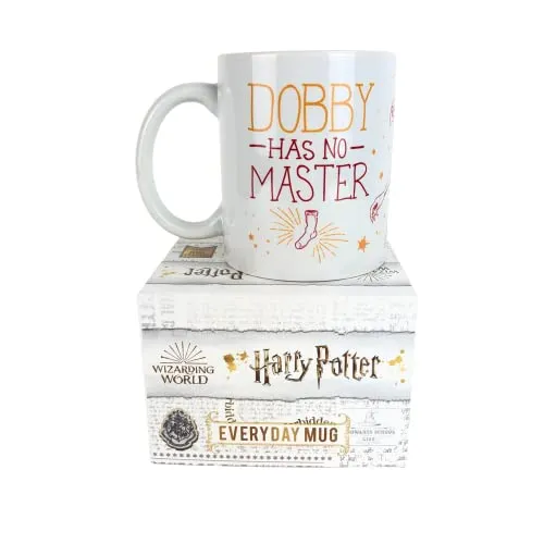 HARRY POTTER Kaffeetasse (Dobby Design) 315 ml Keramikbecher - Offizielles Lizenzprodukt