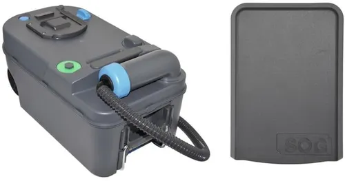 SOG Typ H WC-Entlüftung für Thetford C220, dunkelgrau - Camping-Hygiene Zubehör, sorgt für eine geruchsfreie Toilette und verbessert die Luftzirkulation im Wohnmobil.