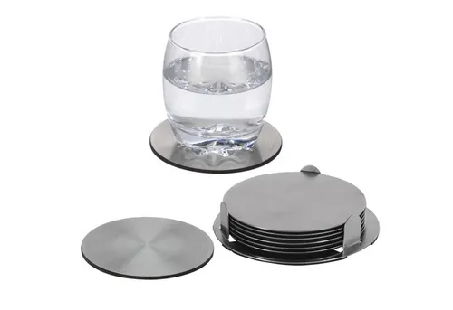 Glasuntersetzer & Bierdeckel Silber von HAC24