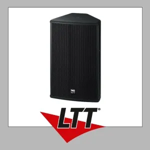 IMG STAGELINE PAB-308/SW PA-Lautsprecherbox 125 Watt - Hochwertiger passiver PA-Lautsprecher mit 8 Zoll Basslautsprecher und 1 Zoll Hornhochtöner, ideal für klare Klangqualität in PA Komplettsets.