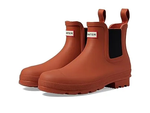 Hunter Chelsea Herren Gummistiefel Navy Größe 40/41, aus Naturkautschuk gefertigt, MFS9116RMA-NVY-40/41