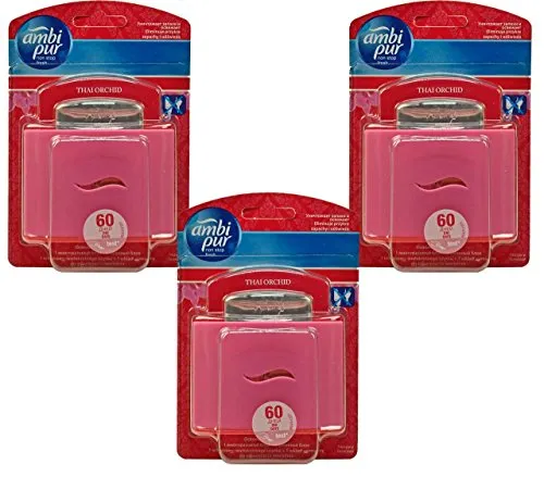 3x ampi pur non-stop fresh - Thai Orchidee Duftdepot Lufterfrischer - 5,5ml incl.