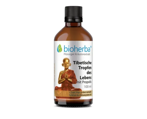 BIOHERBA R Tibetische Tropfen des Lebens mit Propolis Tinktur 100 ml Nahrungsergänzungsmittel