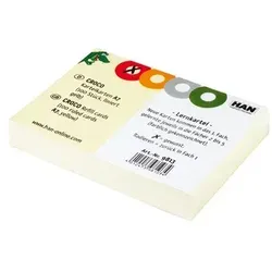 HAN Karteikarte 9812 für CROCO A8 DIN A8 liniert gelb 100 St./Pack.