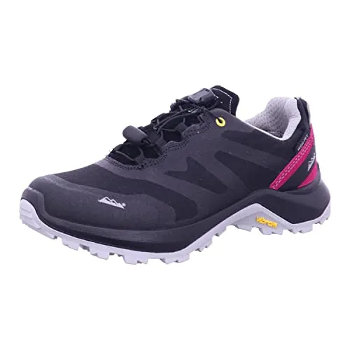 High Colorado Evo Speed Leichtwanderschuhe Damen grau Gr 40 - Wanderschuhe für Damen mit griffiger Vibram Profilsohle und wasserdichter TEX-Membran. Ideal für leichte Wanderungen, Radfahren oder Freizeit mit optimalem Tragekomfort und individueller Anpassung.