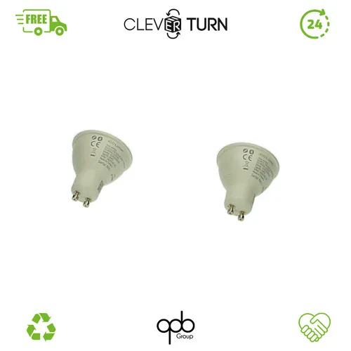 Philips Hue White GU10 LED Lampe Doppelpack - Dimmbar & Smart Steuerbar - LED-Lampen für intelligente Beleuchtung, warmweißes Licht und sofortiges Dimmen per App oder Sprachsteuerung. Ideal für jedes Zuhause!