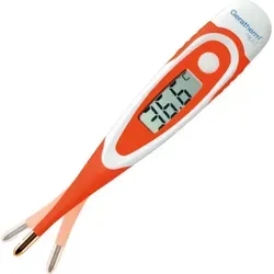 Geratherm Fieberthermometer rapid digital 1 St - Fieberthermometer für präzise und schnelle Temperaturmessung, ideal für Familie und Medizin mit großer Anzeige und Messgenauigkeit von +/- 0,1 °C.