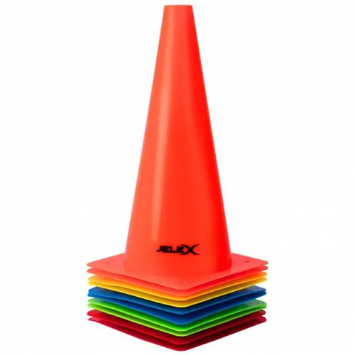 JELEX Dribbler Trainingskegel Set – 10 Stück in 5 Farben von JELEX