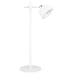 Reality Leuchten LED Akku Tischleuchte Maxima R57791101 - Tischlampe in Weiß matt mit 3 Watt LED, Touch-Dimmer und flexibler Nutzung dank Standfuß, Wandbefestigung und Klemmvorrichtung. Ideal für gemütliches Licht überall!