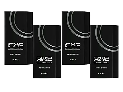 AXE Aftershave Black 4x100ml – Pflege und Frische für Männer - Rasur- & Bartpflege: AXE Aftershave Black spendet Feuchtigkeit und sorgt für einen langanhaltenden, frischen Duft – ideal für den modernen Mann.