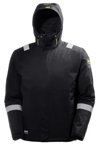 Helly-Hansen Arbeitsjacke Manchester 71351 - Wasserdichte Winterjacke in XXL - Arbeits- & Schutzkleidung: Strapazierfähige, wasserdichte Winterjacke mit PrimaLoft-Isolierung und einer Wassersäule von bis zu 9000mm - ideal für kalte und nasse Arbeitsbedingungen.