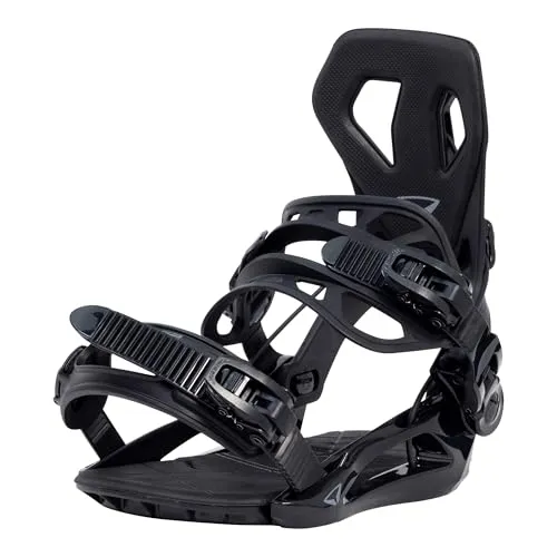 SP Bindings Snowboard Bindung Base + Black | Größe XL | Farbe: Schwarz | Patentiertes FASTEC System | Hybrid mit Fast Entry + Strap in | Performance + Comfort | Für Damen & Herren