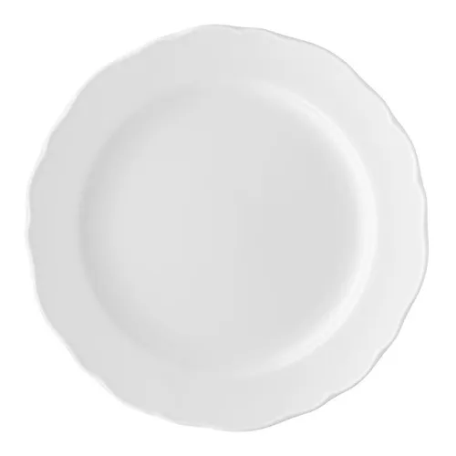 Hutschenreuther Maria Theresia Weiß Speiseteller 25 cm - Eleganter Speiseteller aus hochwertigem Porzellan, ideal für festliche Anlässe und den täglichen Gebrauch. Stilvolles Design für jeden Tisch.