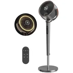 Standventilator mit Fernbedienung und 12 Geschwindigkeitsstufen - Kompakter Standventilator für alle Räume. Mit 12 Geschwindigkeitsstufen und leiser Betriebsweise sorgt er für optimale Luftzirkulation. Ideal für angenehme Kühlung im Innenbereich.