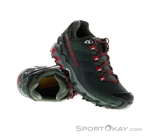 La Sportiva Ultra Raptor II Leather Woman GTX - Perfekte Wanderschuhe für jedes Terrain - Wanderschuhe mit Gore-Tex Membran, atmungsaktiv und wasserdicht. Ideal für lange Distanzen und Offroad-Terrain, mit Komfortkragen für optimalen Schutz.