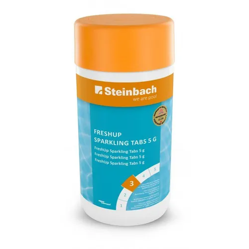 Poolpflege Steinbach FreshUp Sparkling Chlor Tabletten gegen Algen 1 kg