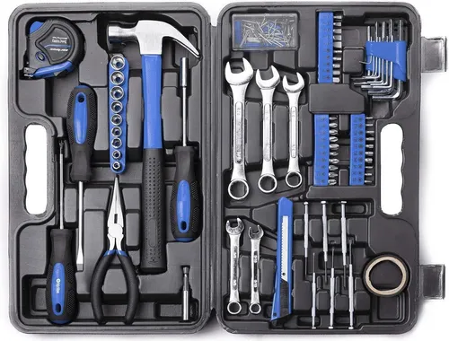 148-teiliges Profi Werkzeugset mit Werkzeugkoffer für Auto und Hobby