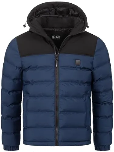 Indicode Winterjacke Eberhardy XL (54/56) - Funktionsjacke mit Kapuze, ideal für kalte Tage, aus 100% Polyester für hohen Tragekomfort und Langlebigkeit.