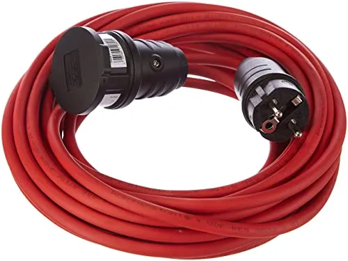 Produktbild Brennenstuhl BREMAXX® Verlängerungskabel (10m Kabel in rot, für kurzfristige Verwendung im Außenbereich IP44, Netzkabel kann bis -35°C eingesetzt Werden, Öl- und UV-beständig)