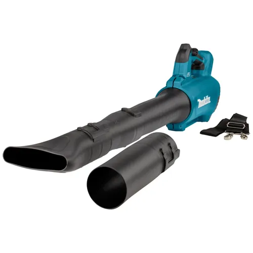 Makita Akku-Laubbläser 18 V - Schwarz und Blau - Laubgeräte: Der leistungsstarke 18 V Akku-Laubbläser von Makita bietet eine Luftgeschwindigkeit von 52 m/s, ist umweltfreundlich und ideal für laute-empfindliche Bereiche.
