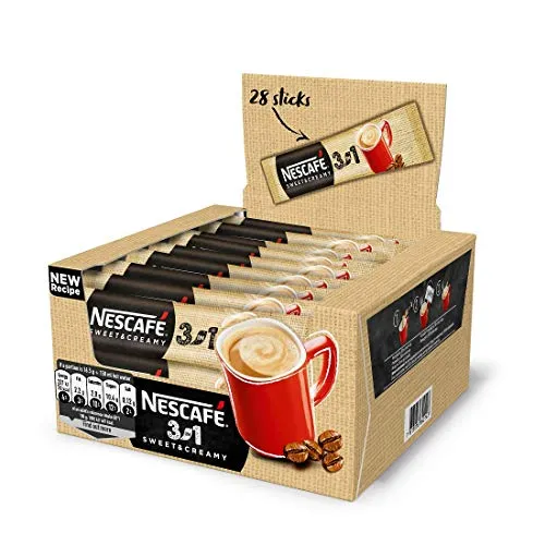 Nescafé 3in1 Stix Portionssticks 3in1 Kaffee Großhandel Preis Original Strong Creamy (Creamy, 60 Stix)