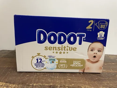 DODOT Sensitive Babywindeln Größe 2 4-8 kg 80 Stück Baby Kinder Pampers   Saugen