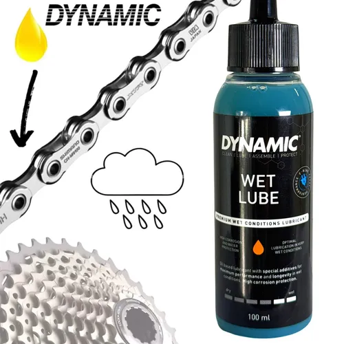 Dynamic Wet Lube 2-K Fahrrad MTB ebike Road Öl Kettenschmierstoff DY-042 100 ml