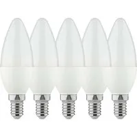 Leuchtmittel E14 Kerzenform 2.700 K 470,m 4,5 W 5er Set