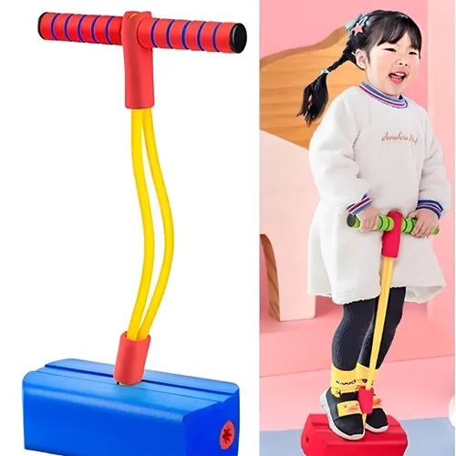 Kinder Hüpfstab Pogo Hopper aus Schaumstoff – Springspielzeug & Balance NEU