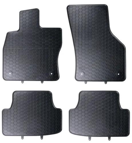 Gummifußmatten Set für Audi A3 8V VW Passat B8 Gummimatten Fußmatten Automatten