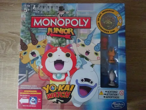 XXXX Monopoly Junior Yokai Watch , Yo-Kai , Spiel , NEU , Hasbro