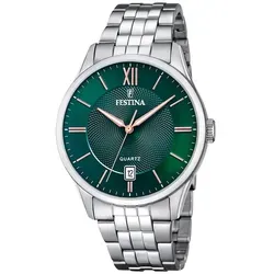 Festina Casual Watch F20425/7 - Elegante Herrenarmbanduhr - Armbanduhren für Herren, wasserdicht bis 50 Meter, mit robustem Edelstahlgehäuse und 2 Jahren Herstellergarantie für langlebigen Stil.