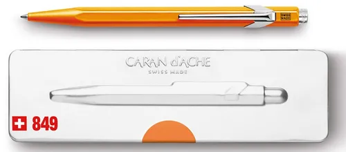 CARAN D'ACHE Druckkugelschreiber 849 POPLINE FLUO orange von Caran d'Ache