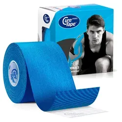 CureTape Sports, LxB 5 m x 5 cm, wasserfest, blau von CureTape