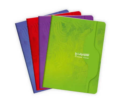 CLAIREFONTAINE Notizbuch 10x 7000, Schrift 17x22 48bl Q5x5 70g - Sortiert 7153C, Calligraphe 7000