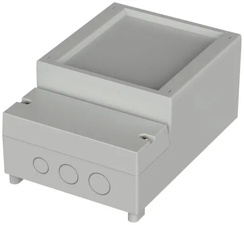 Bopla REgloCard RCP 130 F Wand-Gehäuse - Gehäuse aus robustem ABS in Lichtgrau (RAL 7035), ideal für die sichere Unterbringung von Elektronik und Steuerungstechnik.