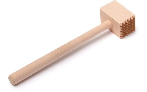 EVERYJOY Fleischklopfer aus Holz (Braun, 7 cm/Holz)