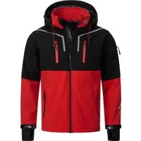 Rock Creek Softshelljacke Schwarz - Sportliche Softshelljacke von Rock Creek, ideal für Street-Styles. Sie bietet zuverlässigen Schutz vor Wind und Regen und lässt sich vielseitig kombinieren.