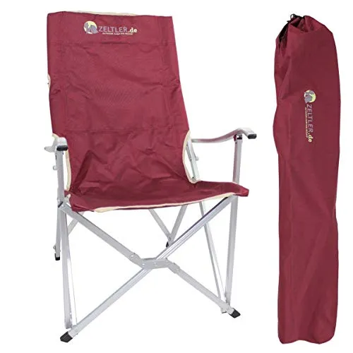 ZELTLER Campingstuhl150 kg rot