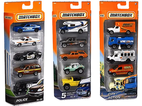 MATCHBOX 5er-Geschenkset Sortiment Spielzeugfahrzeug