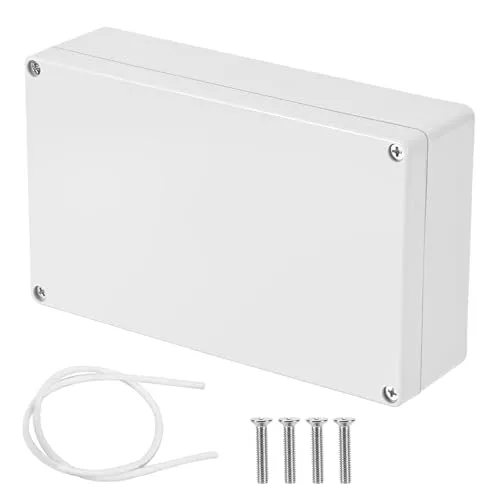 Klemmenkasten wasserdicht IP65, verteilerkasten aufputz, abzweigdose aufputz, schutzbox kabel außen wasserdicht, verteilerdose wasserdicht, Kunststoffgehäuse Klemmenkasten, 20 x 12 x 5,6 cm