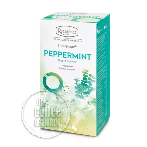 Ronnefeldt Teavelope Peppermint (Pfefferminze) 25 Beutel von Ronnefeldt